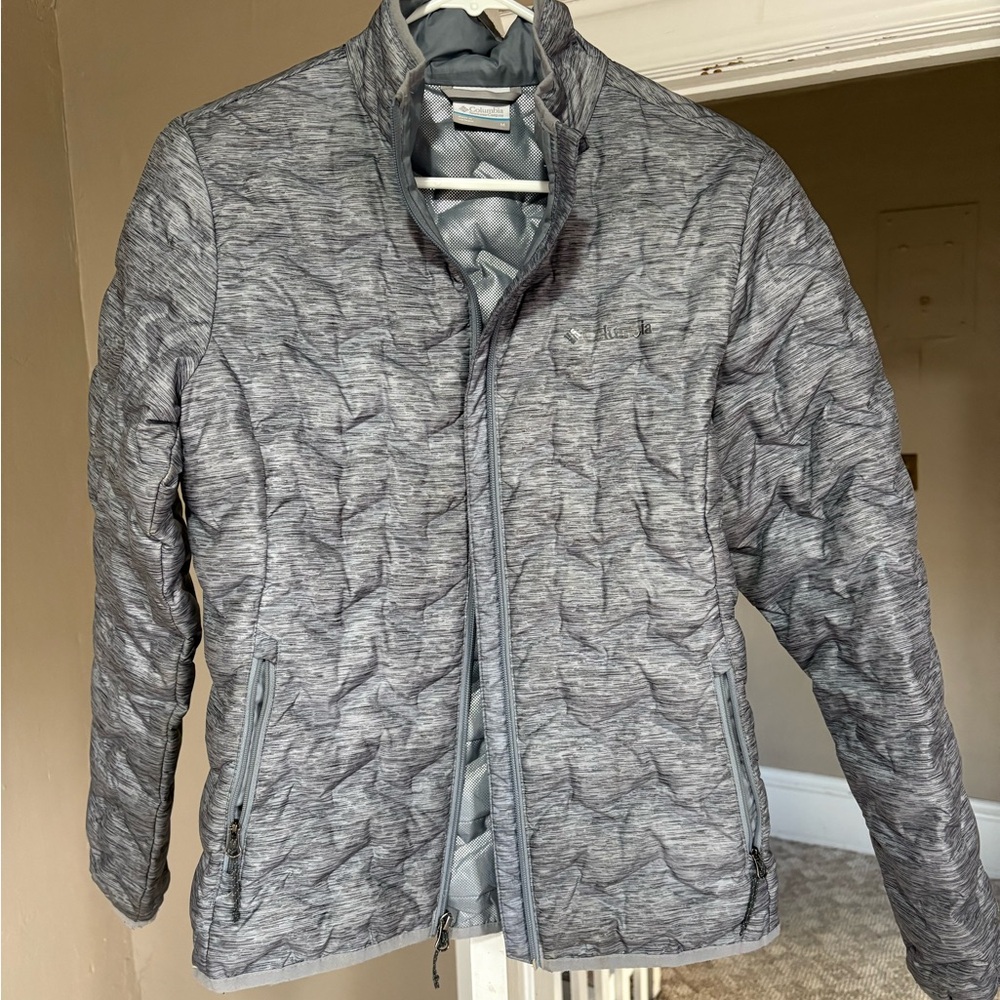 Columbia Silver Quilted Jacket